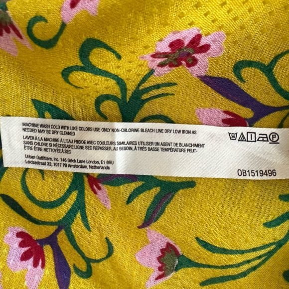 Anthropologie The Magnolia Floral Open Back Romper Size S - Picture 12 of 14